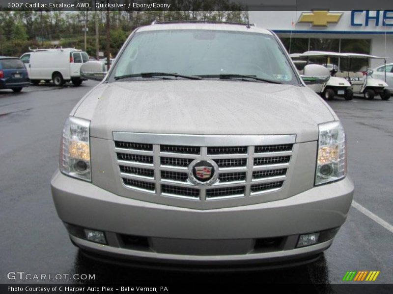 Quicksilver / Ebony/Ebony 2007 Cadillac Escalade AWD