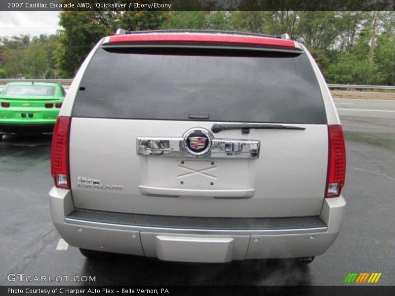 Quicksilver / Ebony/Ebony 2007 Cadillac Escalade AWD