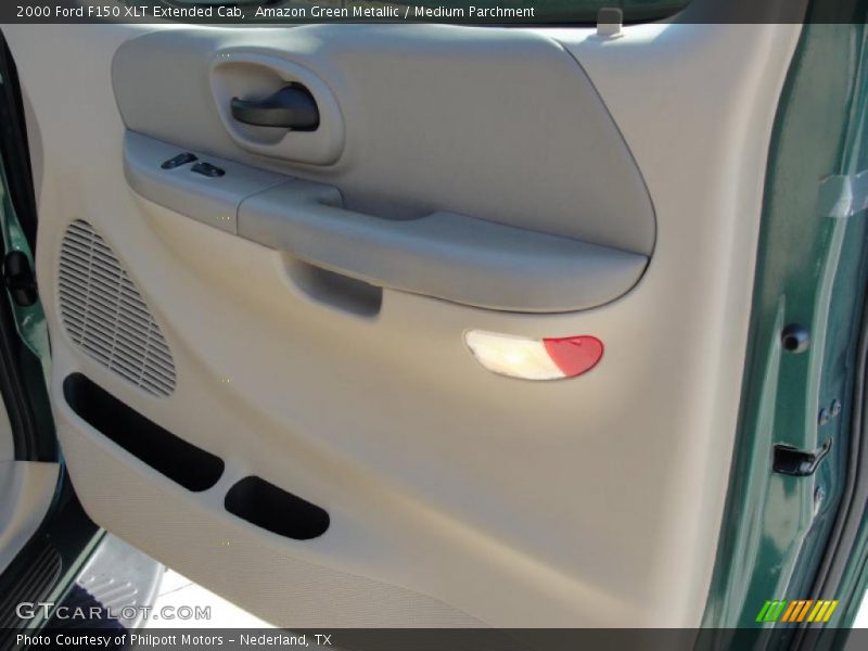 Amazon Green Metallic / Medium Parchment 2000 Ford F150 XLT Extended Cab