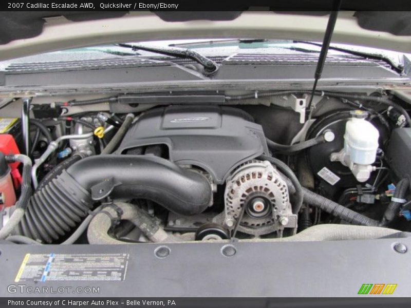 Quicksilver / Ebony/Ebony 2007 Cadillac Escalade AWD