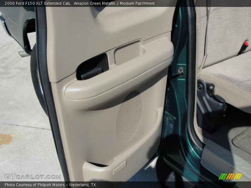 Amazon Green Metallic / Medium Parchment 2000 Ford F150 XLT Extended Cab