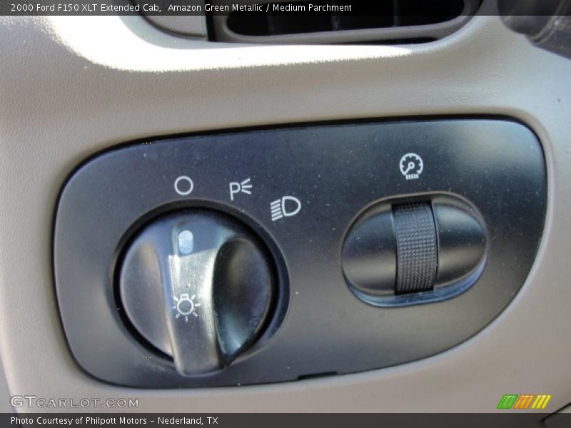 Amazon Green Metallic / Medium Parchment 2000 Ford F150 XLT Extended Cab