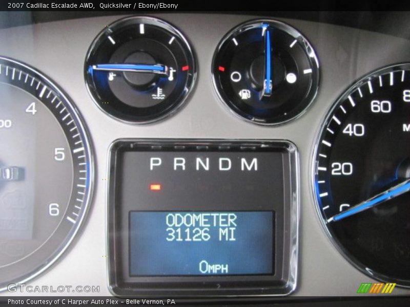 Quicksilver / Ebony/Ebony 2007 Cadillac Escalade AWD