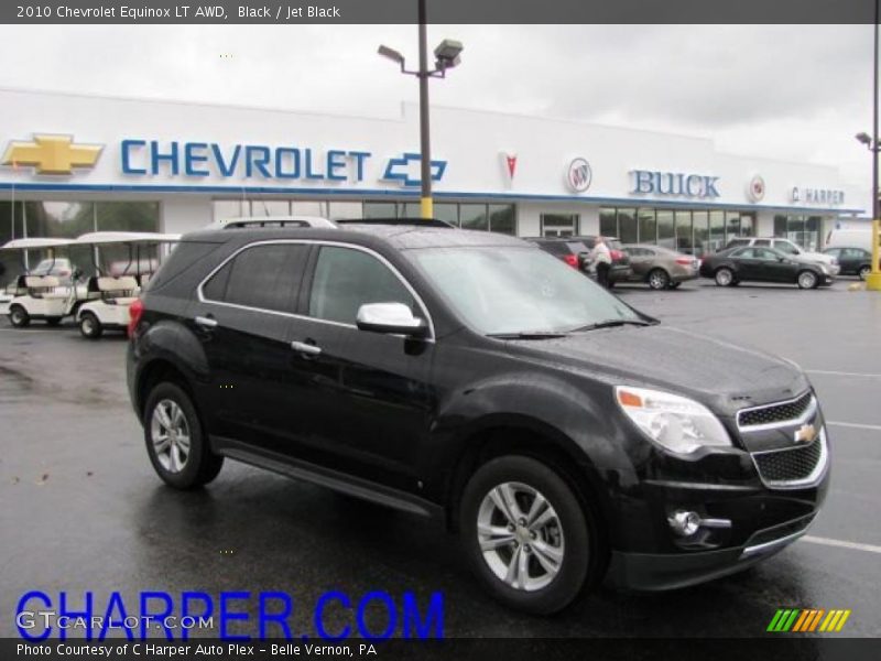 Black / Jet Black 2010 Chevrolet Equinox LT AWD