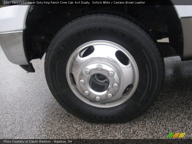Oxford White / Castano Brown Leather 2007 Ford F350 Super Duty King Ranch Crew Cab 4x4 Dually