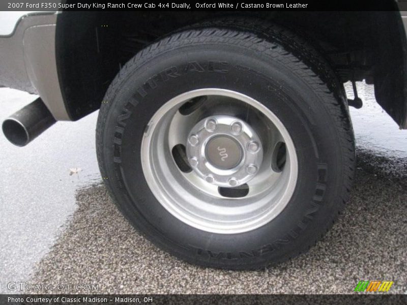 Oxford White / Castano Brown Leather 2007 Ford F350 Super Duty King Ranch Crew Cab 4x4 Dually