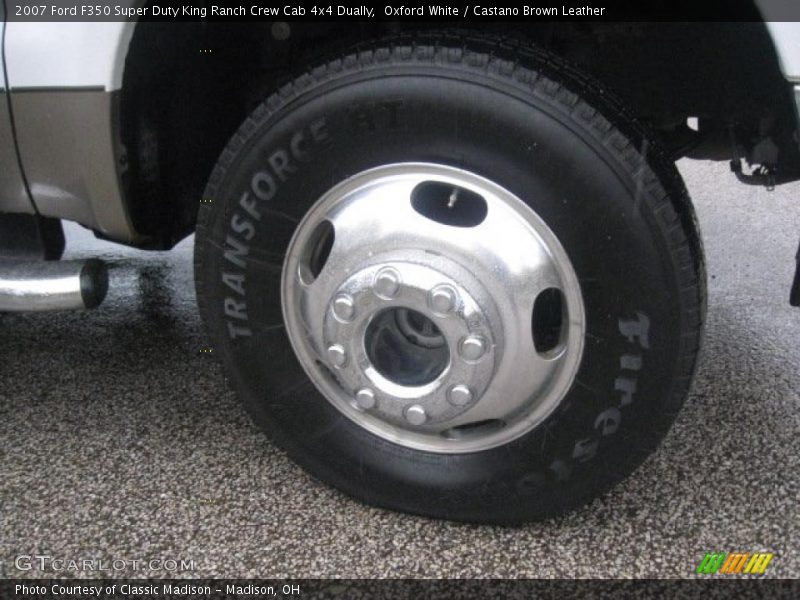 Oxford White / Castano Brown Leather 2007 Ford F350 Super Duty King Ranch Crew Cab 4x4 Dually