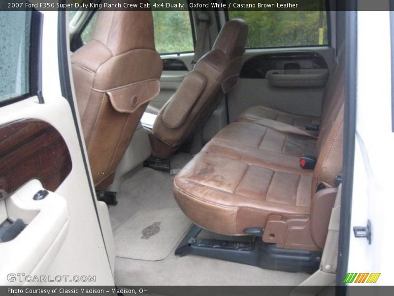 Oxford White / Castano Brown Leather 2007 Ford F350 Super Duty King Ranch Crew Cab 4x4 Dually