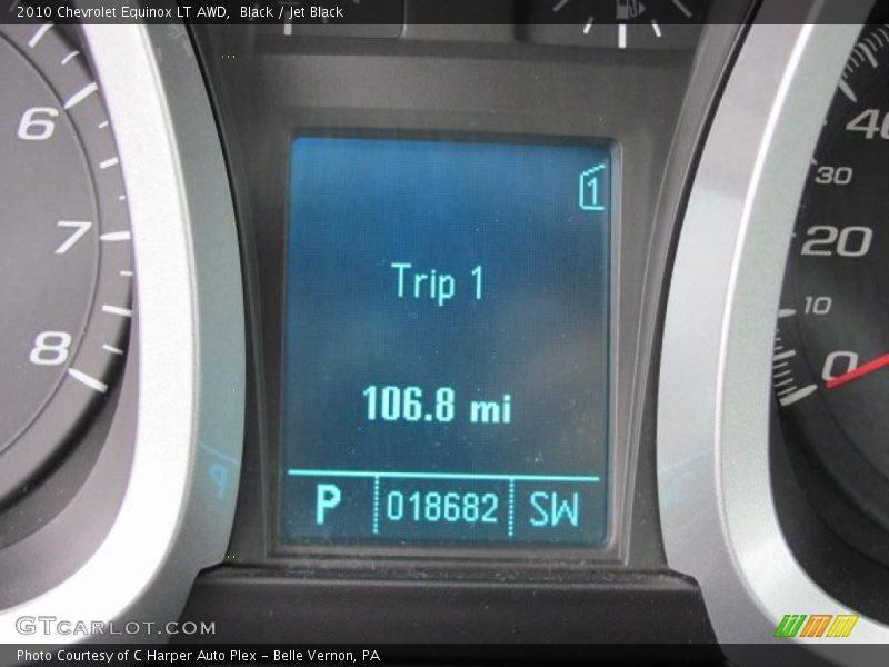 Black / Jet Black 2010 Chevrolet Equinox LT AWD