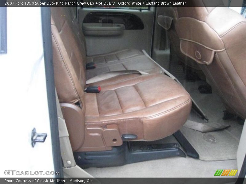 Oxford White / Castano Brown Leather 2007 Ford F350 Super Duty King Ranch Crew Cab 4x4 Dually
