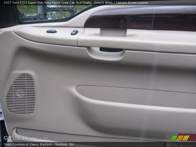 Oxford White / Castano Brown Leather 2007 Ford F350 Super Duty King Ranch Crew Cab 4x4 Dually