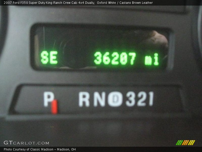 Oxford White / Castano Brown Leather 2007 Ford F350 Super Duty King Ranch Crew Cab 4x4 Dually