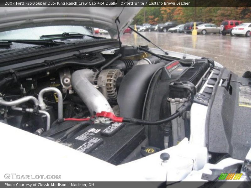 Oxford White / Castano Brown Leather 2007 Ford F350 Super Duty King Ranch Crew Cab 4x4 Dually