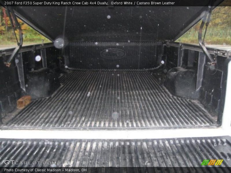 Oxford White / Castano Brown Leather 2007 Ford F350 Super Duty King Ranch Crew Cab 4x4 Dually