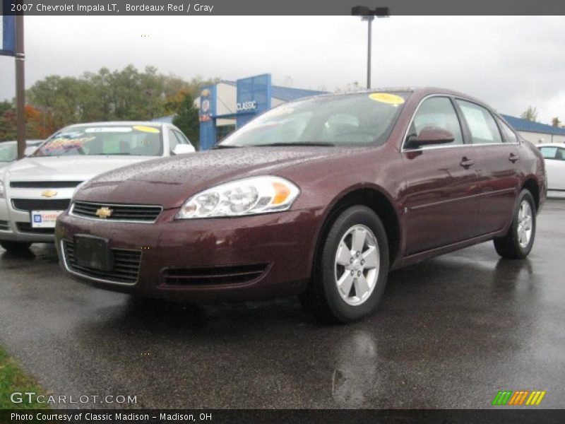 Bordeaux Red / Gray 2007 Chevrolet Impala LT