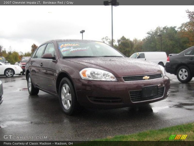 Bordeaux Red / Gray 2007 Chevrolet Impala LT