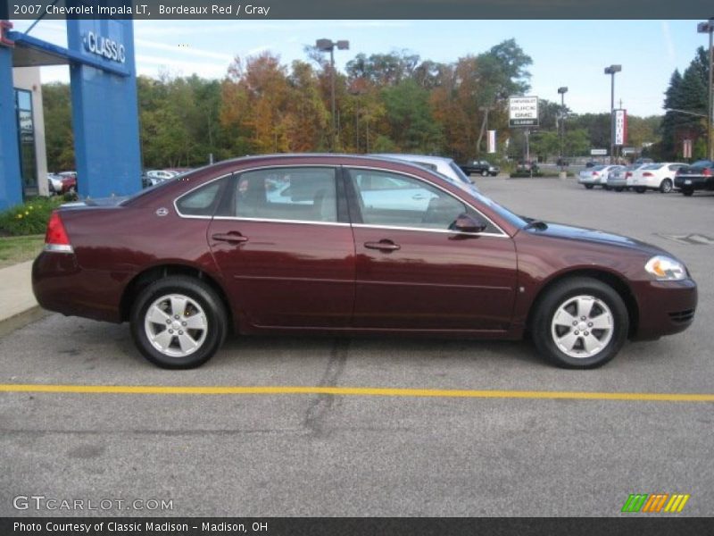 Bordeaux Red / Gray 2007 Chevrolet Impala LT