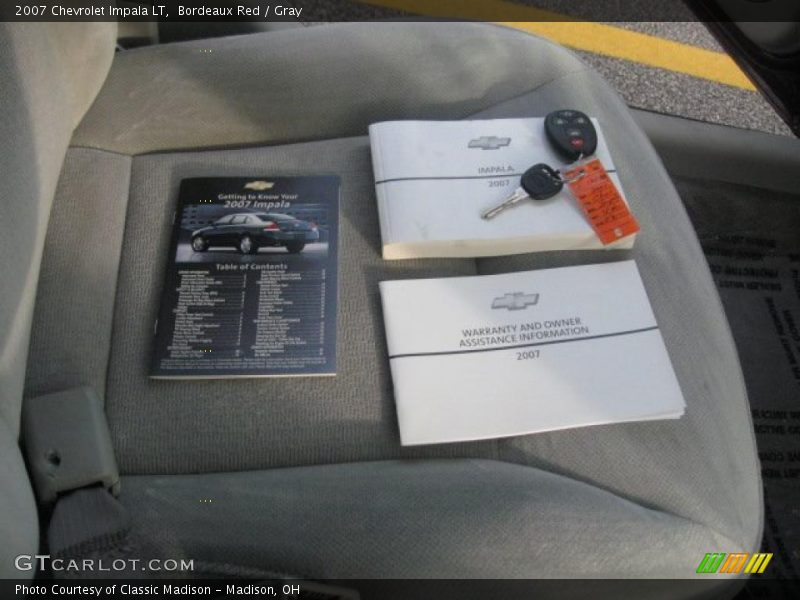 Bordeaux Red / Gray 2007 Chevrolet Impala LT