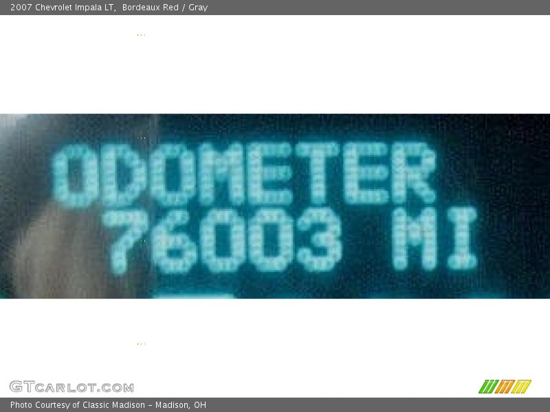 Bordeaux Red / Gray 2007 Chevrolet Impala LT
