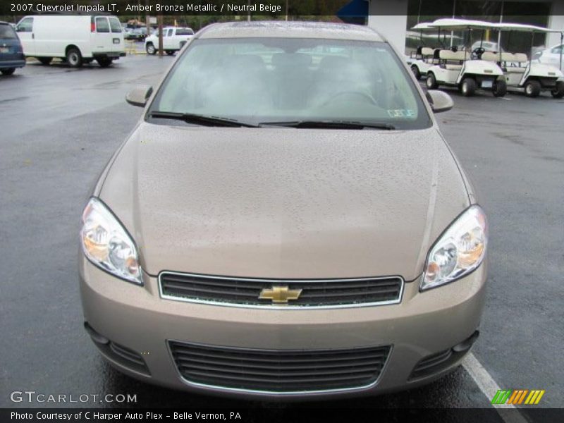 Amber Bronze Metallic / Neutral Beige 2007 Chevrolet Impala LT