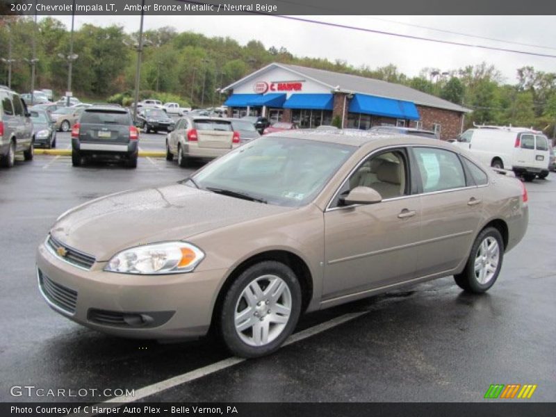 Amber Bronze Metallic / Neutral Beige 2007 Chevrolet Impala LT