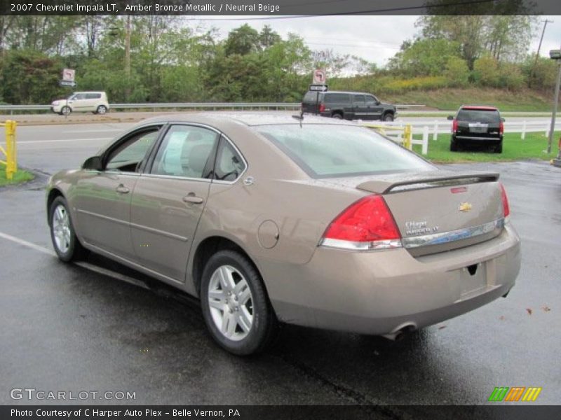 Amber Bronze Metallic / Neutral Beige 2007 Chevrolet Impala LT
