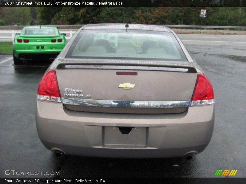 Amber Bronze Metallic / Neutral Beige 2007 Chevrolet Impala LT