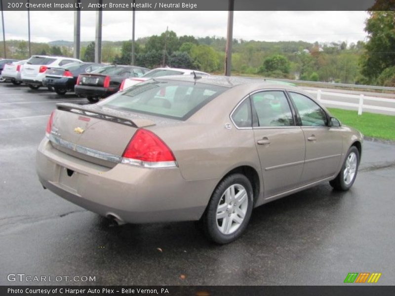 Amber Bronze Metallic / Neutral Beige 2007 Chevrolet Impala LT