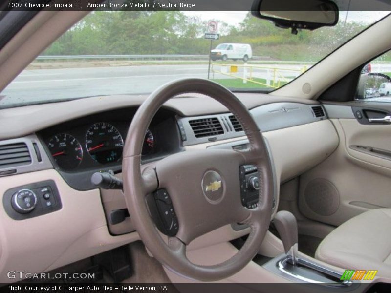 Amber Bronze Metallic / Neutral Beige 2007 Chevrolet Impala LT
