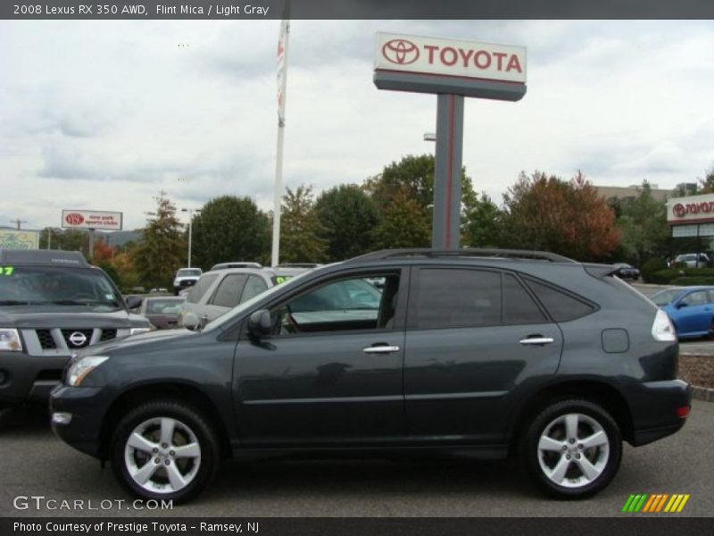 Flint Mica / Light Gray 2008 Lexus RX 350 AWD