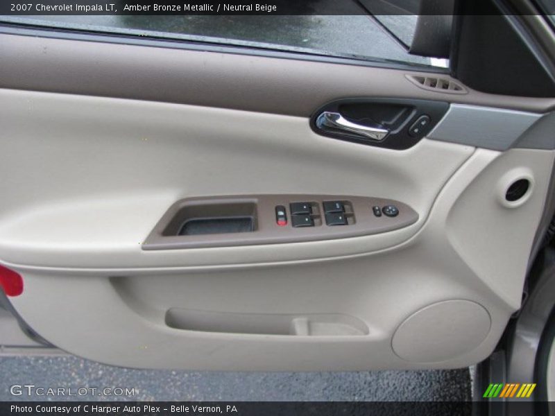 Amber Bronze Metallic / Neutral Beige 2007 Chevrolet Impala LT