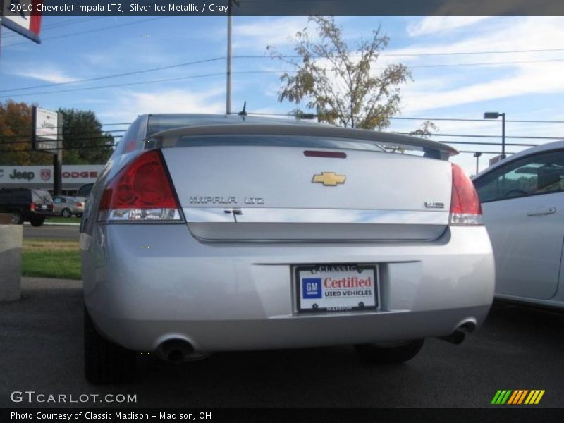 Silver Ice Metallic / Gray 2010 Chevrolet Impala LTZ