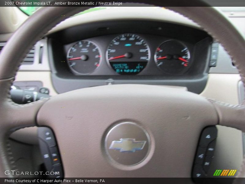 Amber Bronze Metallic / Neutral Beige 2007 Chevrolet Impala LT