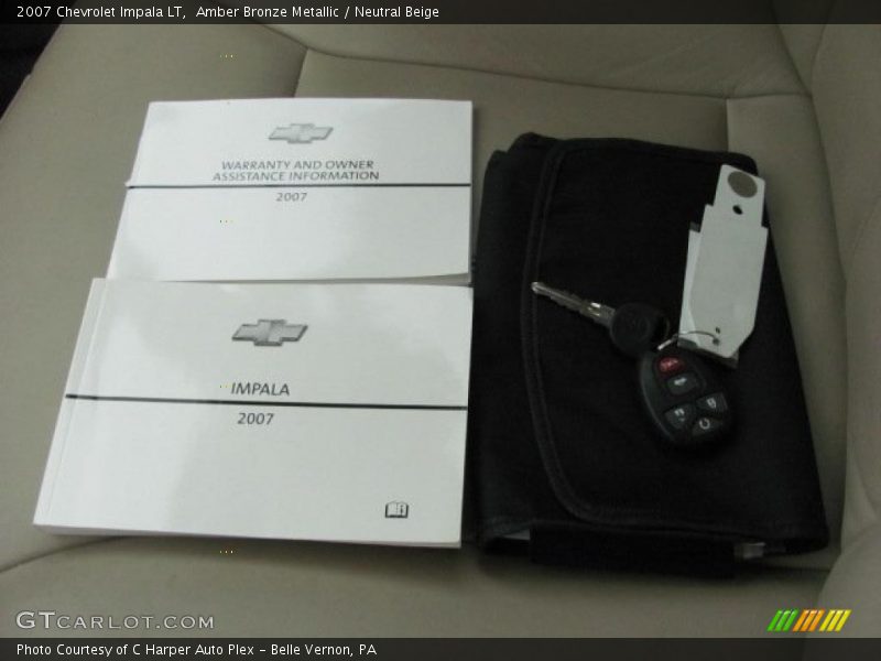 Amber Bronze Metallic / Neutral Beige 2007 Chevrolet Impala LT