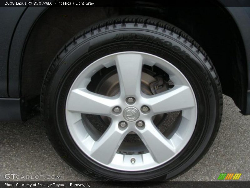 Flint Mica / Light Gray 2008 Lexus RX 350 AWD