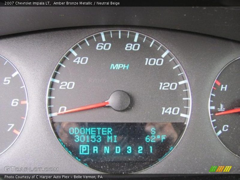 Amber Bronze Metallic / Neutral Beige 2007 Chevrolet Impala LT