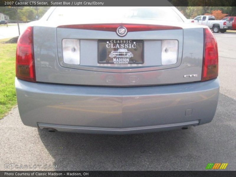 Sunset Blue / Light Gray/Ebony 2007 Cadillac CTS Sedan