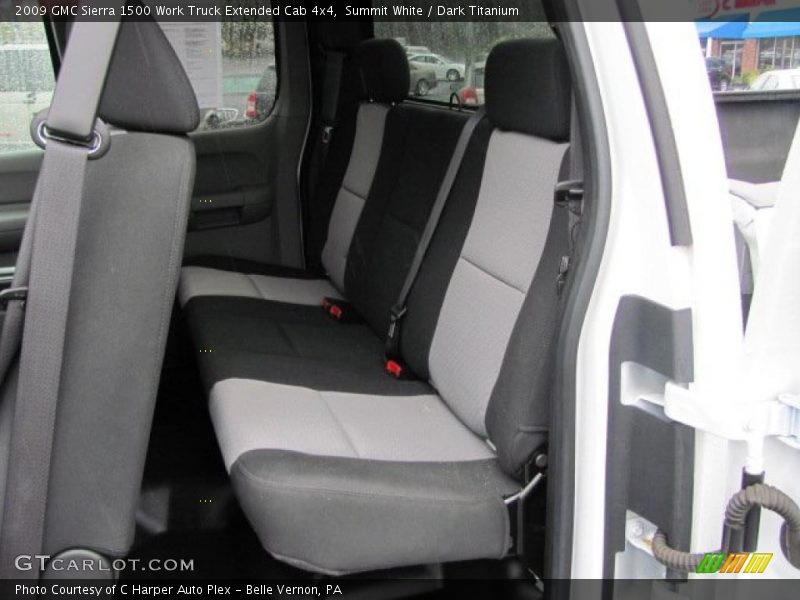  2009 Sierra 1500 Work Truck Extended Cab 4x4 Dark Titanium Interior
