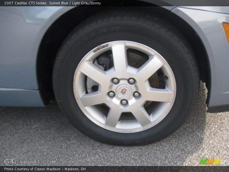 Sunset Blue / Light Gray/Ebony 2007 Cadillac CTS Sedan