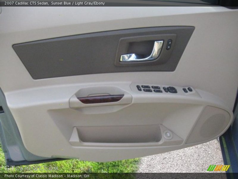 Sunset Blue / Light Gray/Ebony 2007 Cadillac CTS Sedan