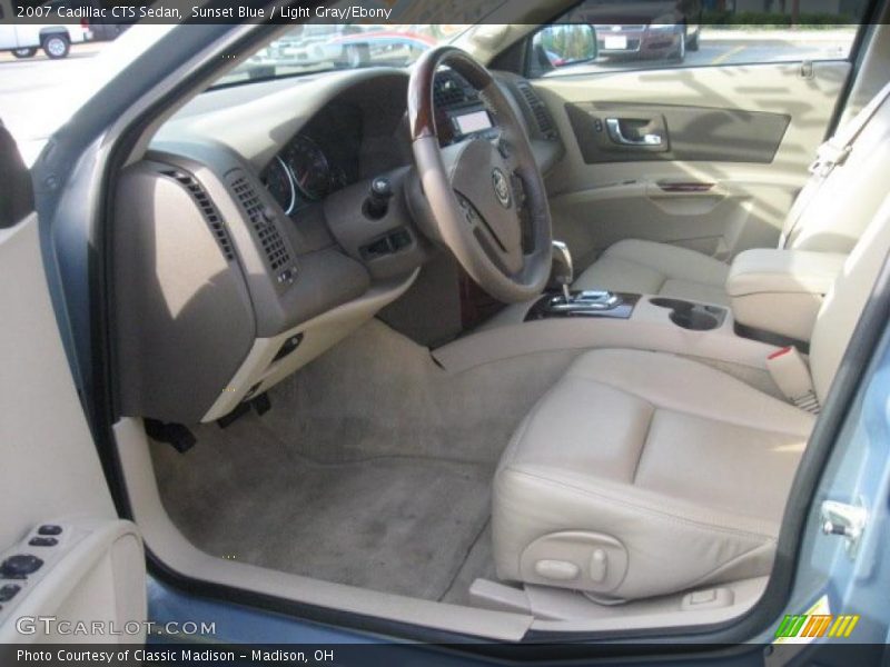 Sunset Blue / Light Gray/Ebony 2007 Cadillac CTS Sedan