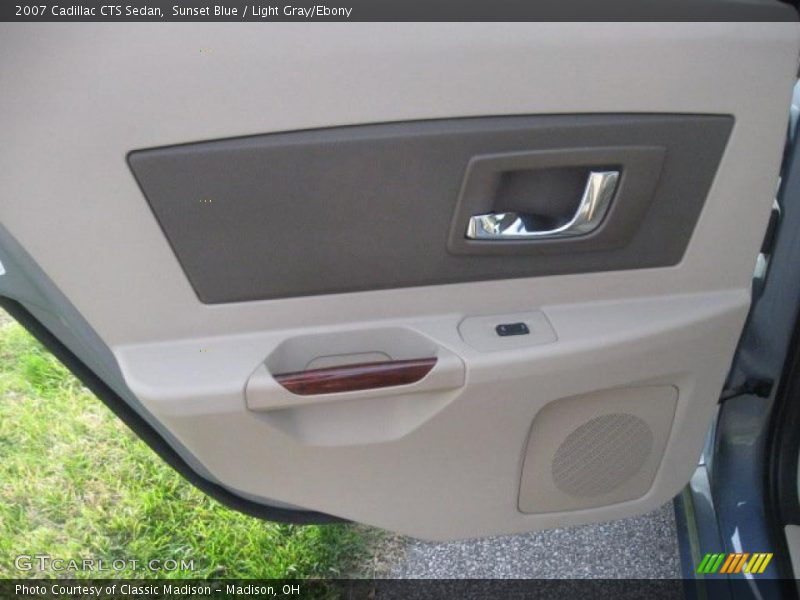 Sunset Blue / Light Gray/Ebony 2007 Cadillac CTS Sedan