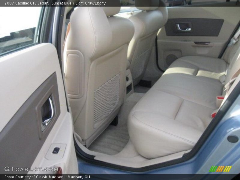 Sunset Blue / Light Gray/Ebony 2007 Cadillac CTS Sedan