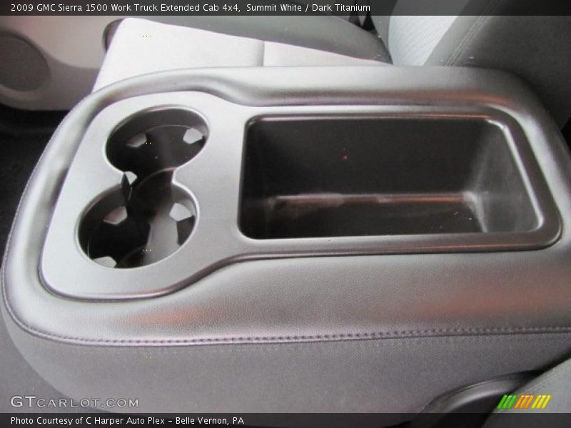  2009 Sierra 1500 Work Truck Extended Cab 4x4 Dark Titanium Interior