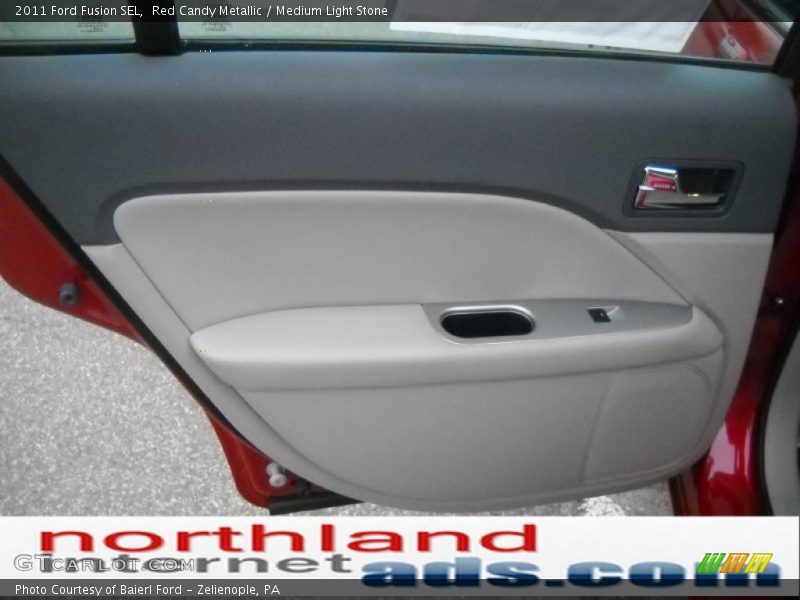 Red Candy Metallic / Medium Light Stone 2011 Ford Fusion SEL