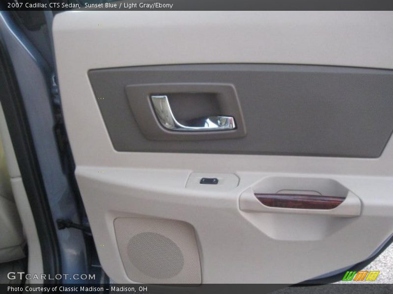 Sunset Blue / Light Gray/Ebony 2007 Cadillac CTS Sedan