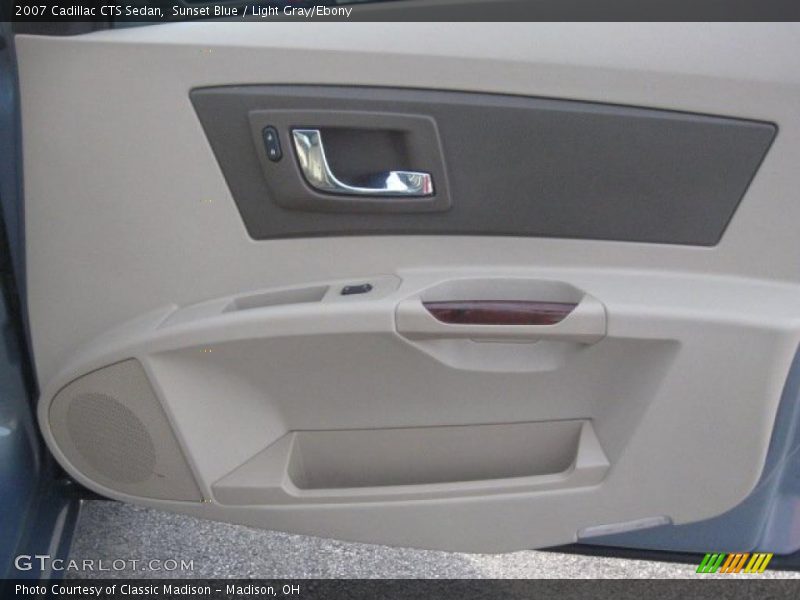 Sunset Blue / Light Gray/Ebony 2007 Cadillac CTS Sedan