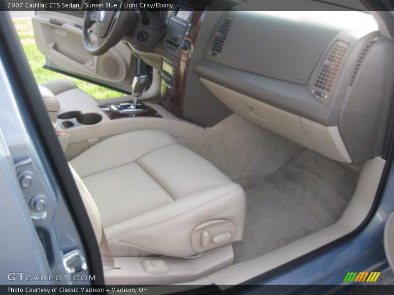 Sunset Blue / Light Gray/Ebony 2007 Cadillac CTS Sedan