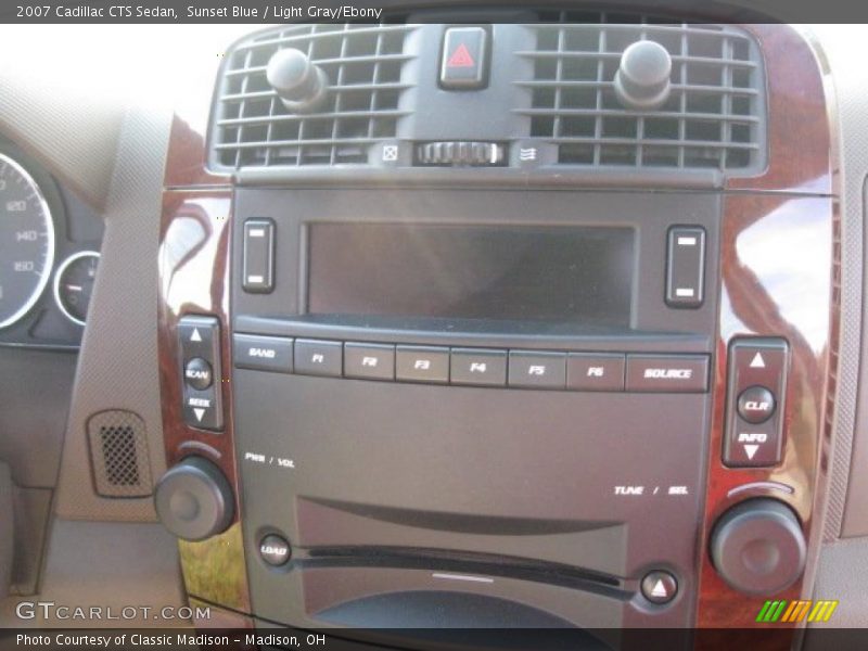 Sunset Blue / Light Gray/Ebony 2007 Cadillac CTS Sedan
