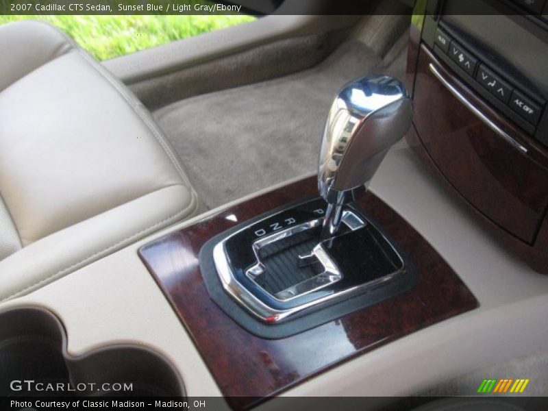 Sunset Blue / Light Gray/Ebony 2007 Cadillac CTS Sedan